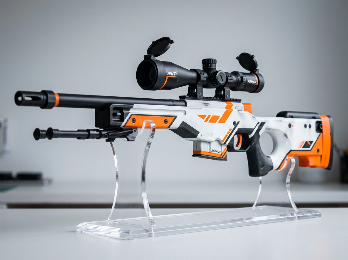 Réplica AWP Asiimov 3D CS2