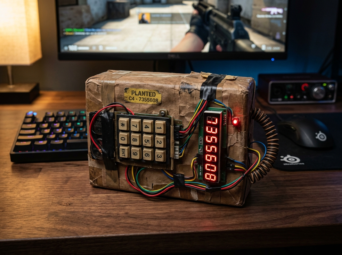 Réplica C4 CS2 3D Display LED