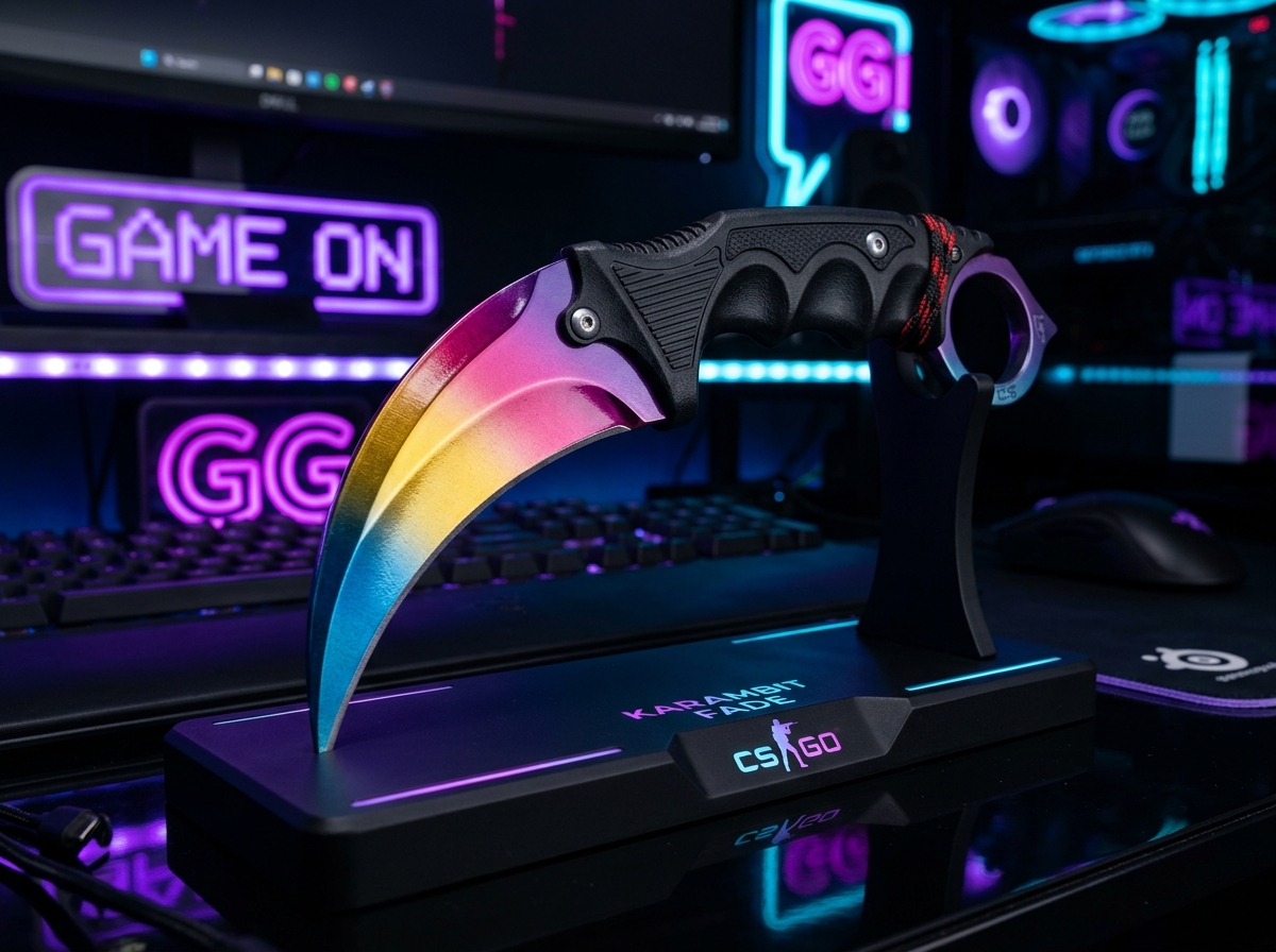 Réplica Karambit Fade 3D CS2